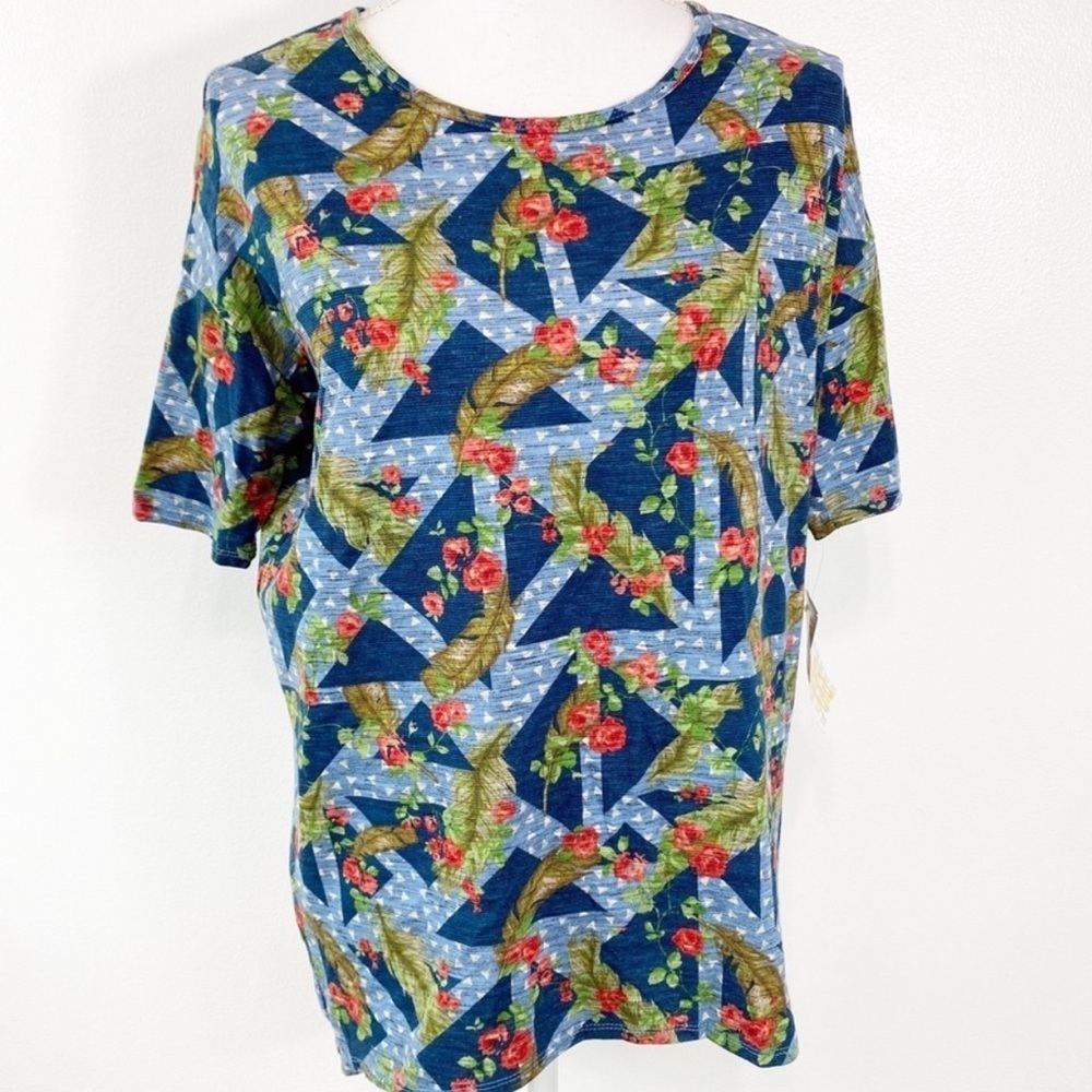 NEW LuLaRoe Irma Floral Print Tunic Top